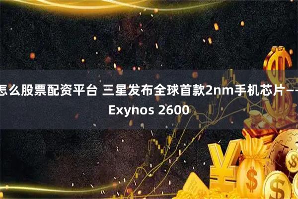 怎么股票配资平台 三星发布全球首款2nm手机芯片——Exynos 2600